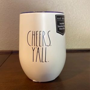 Rae Dunn Wine Tumbler CHEERS Y’ALL